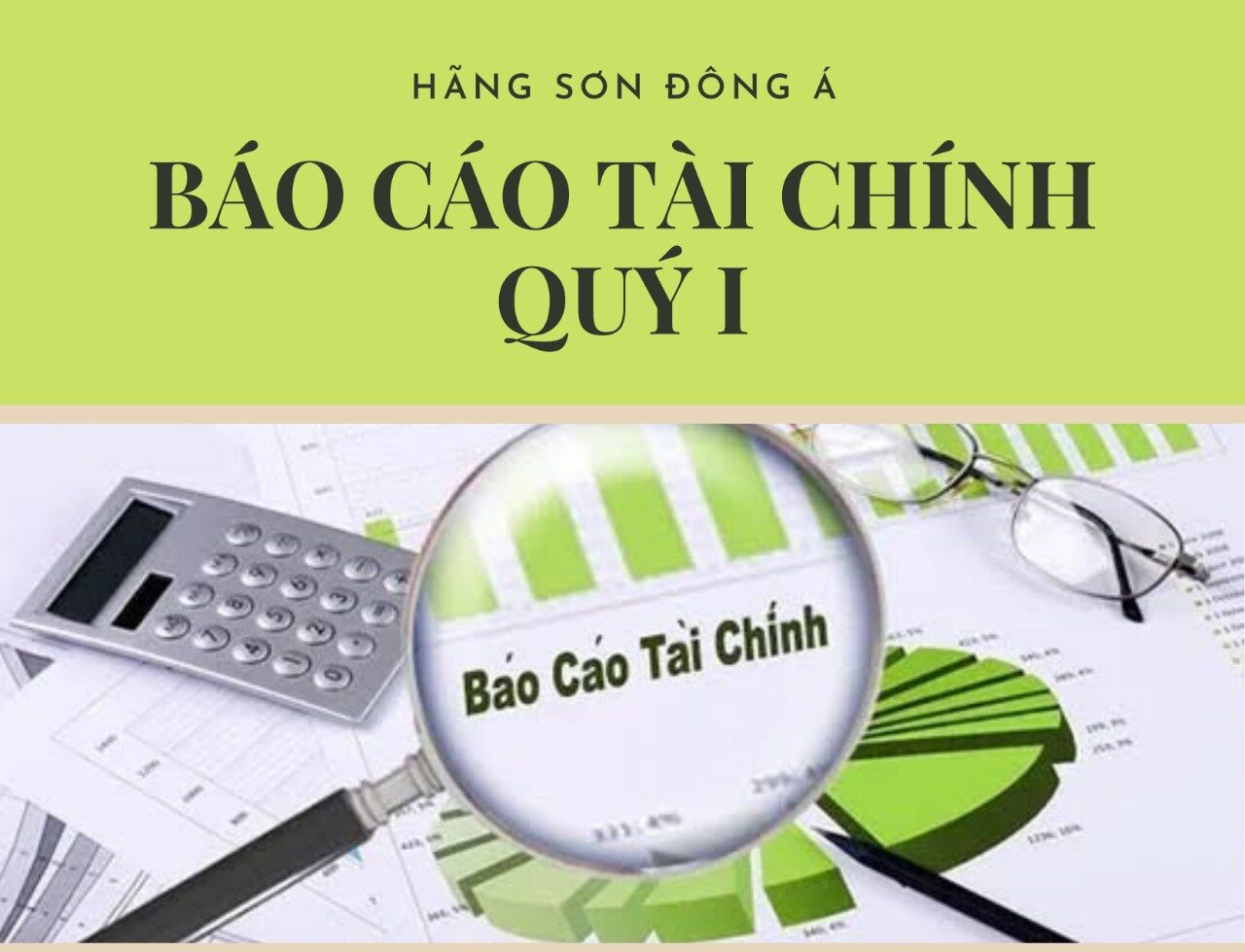 Báo cáo tài chính Quý 1/2024 - HÃNG SƠN ĐÔNG Á